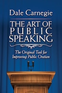 Art of Public Speaking Carnegie Book Cover